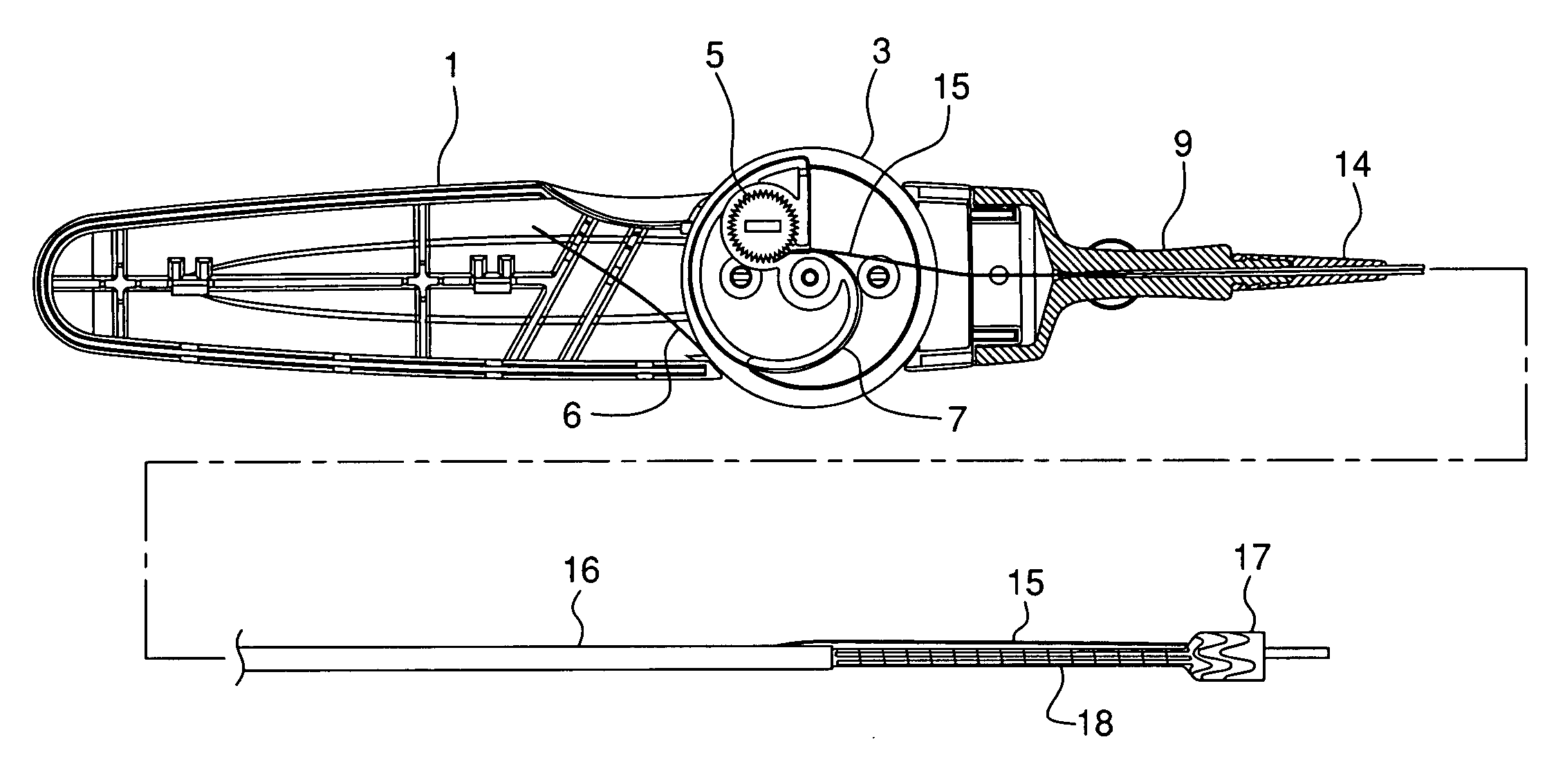 Device for deploying an implantable medical device