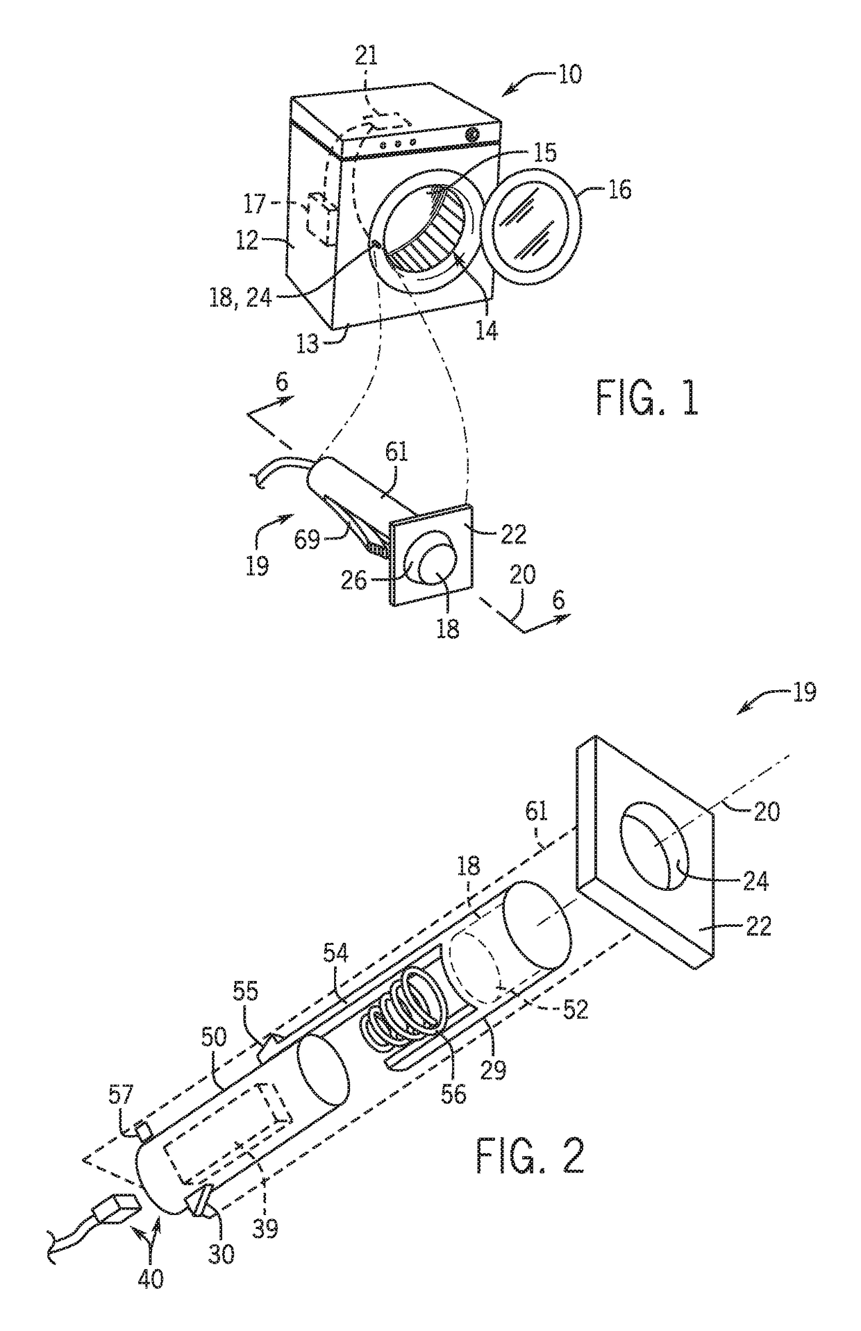 Compact contamination resistant push button switch