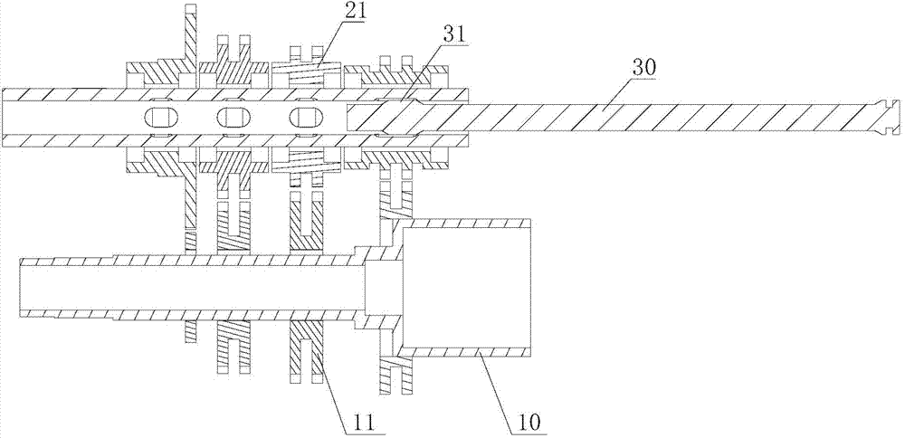 Light-weight speed changing device and bicycle adopting light-weight speed changing device
