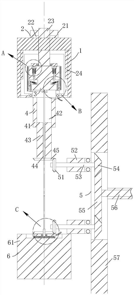 Wire cut electrical discharge machining device with convex tooth structure and wire electrode