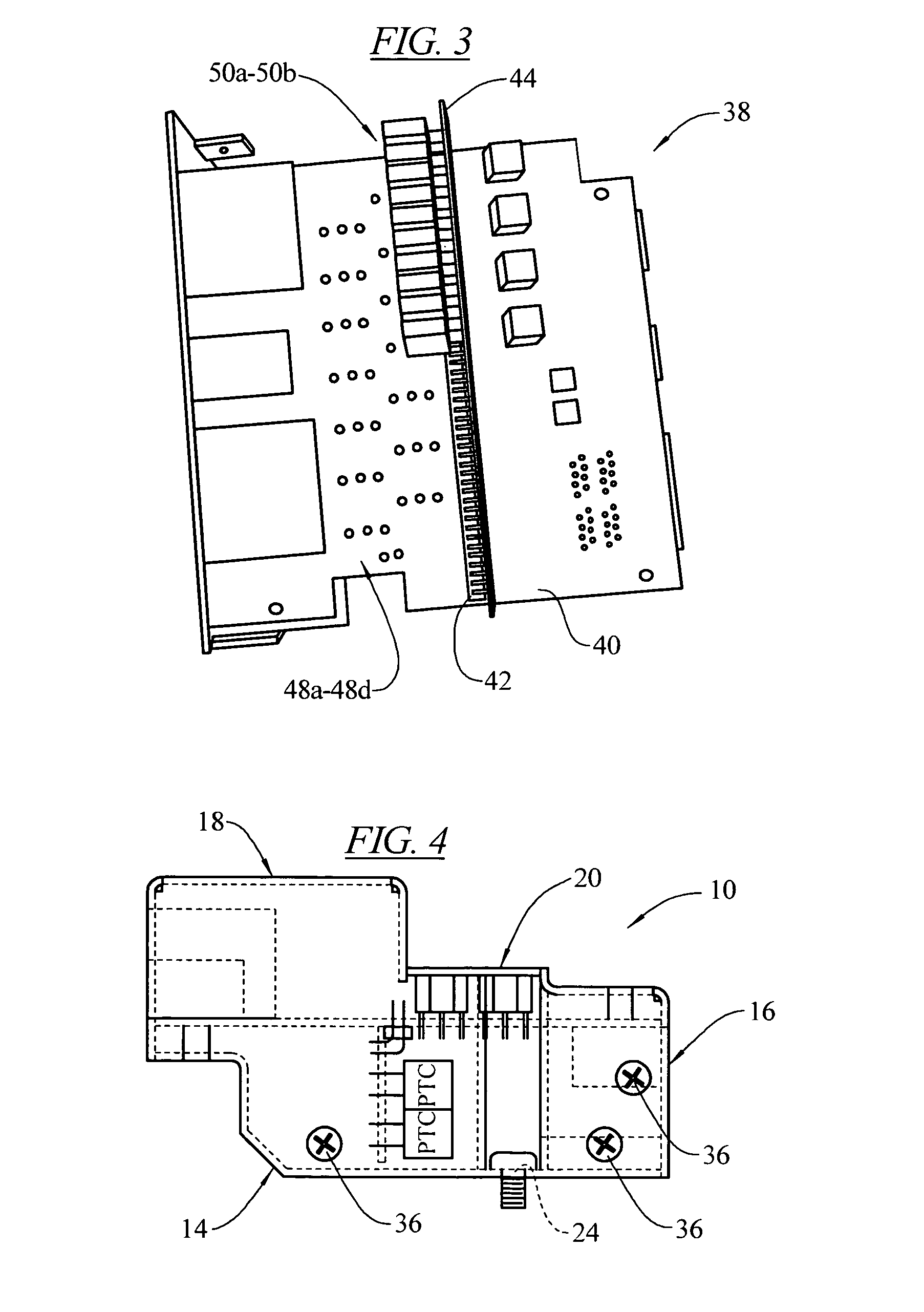 Base station protector assembly for surge protection