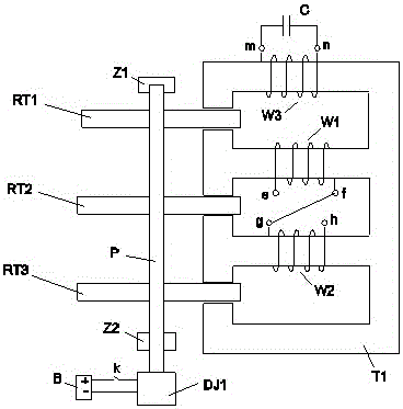 Rotary type adjustable parameter grid series reactor