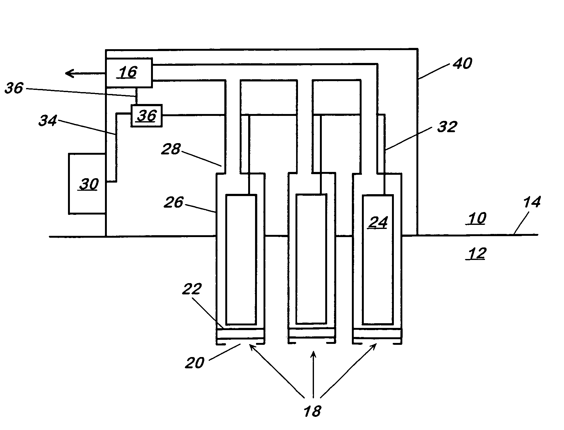 Method and apparatus for generating power from voltage gradients at sediment-water interfaces using active transport of sediment porewater