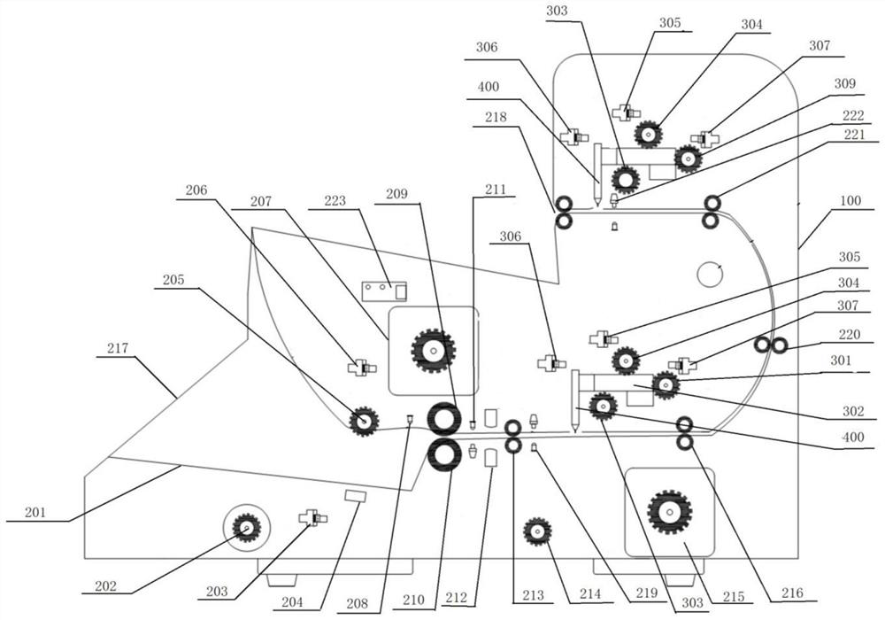 Automatic examination question correcting and marking device