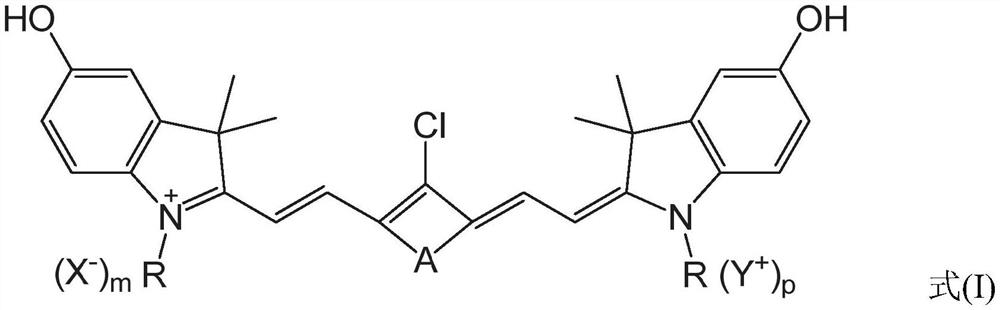 Heptamethine hydroxyl indocyanine dye, synthesis method and application thereof