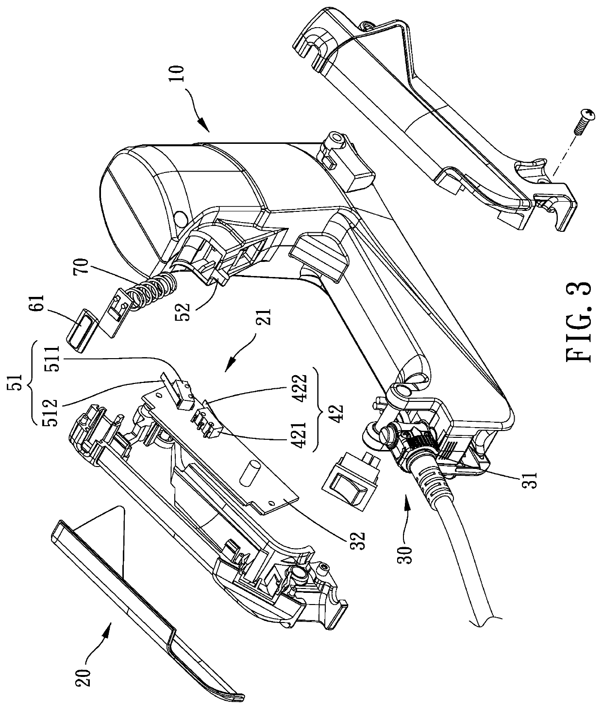 Electric stapler