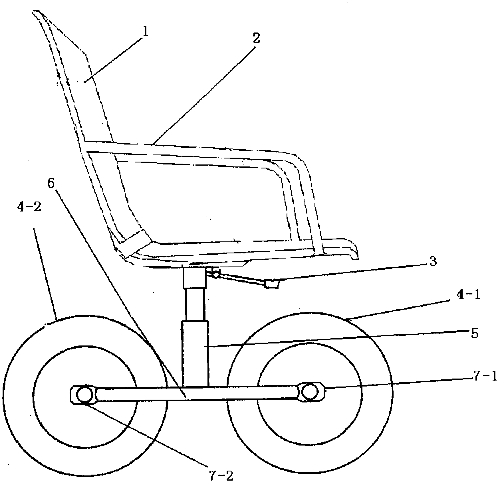 Rolling type chair