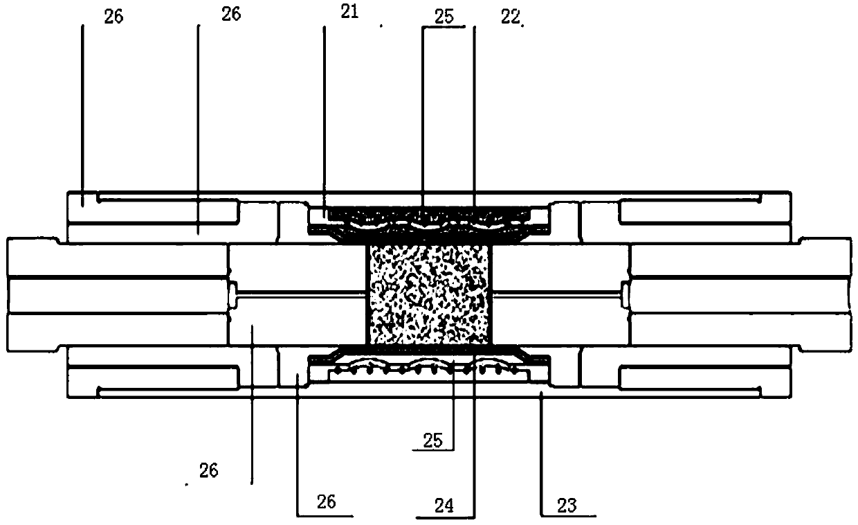 Device and method for measuring permeability of combustible ice