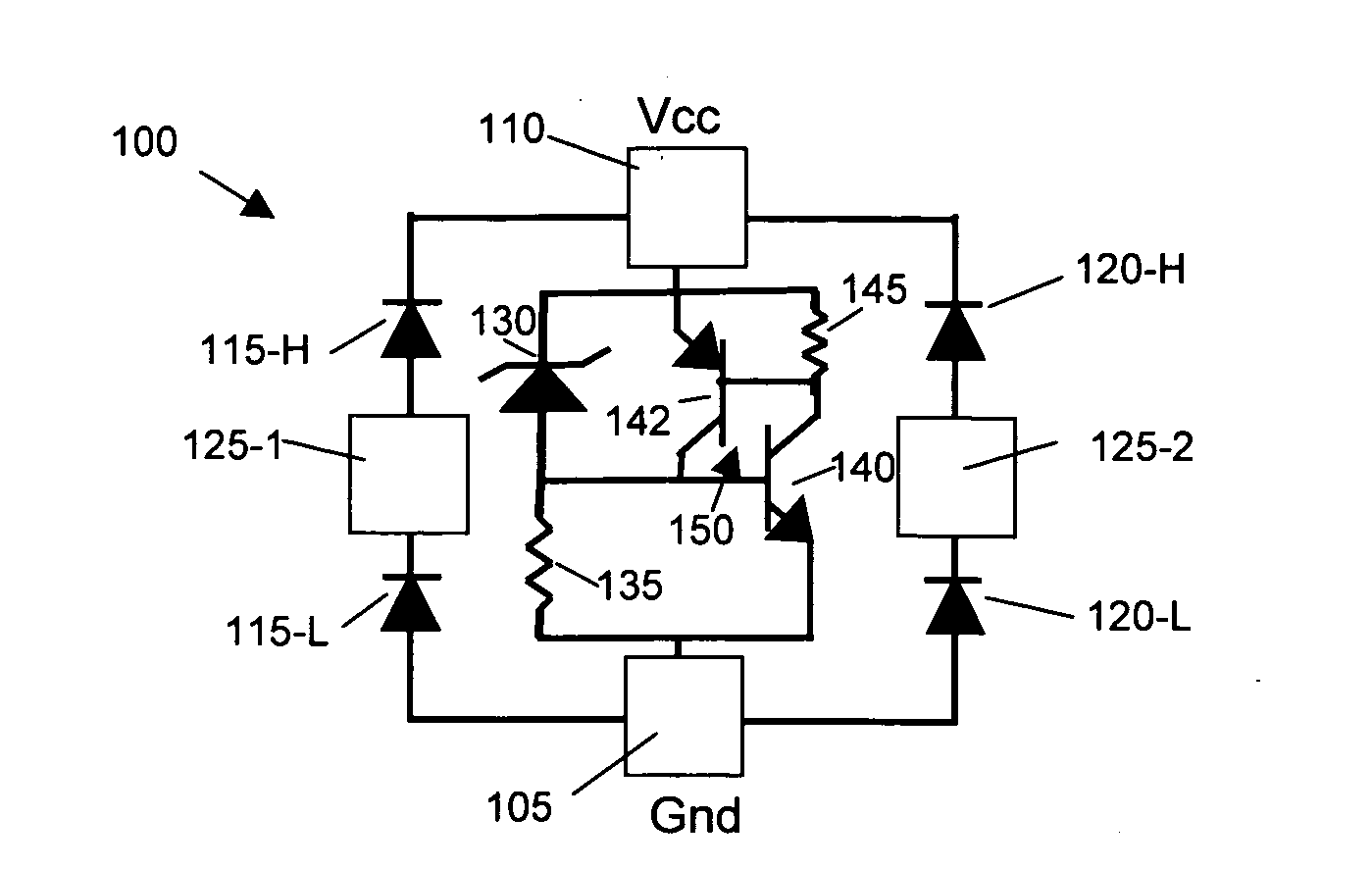 Circuit configurations to reduce snapback of a transient voltage suppressor