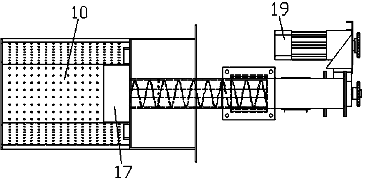 Conveyer with double augers