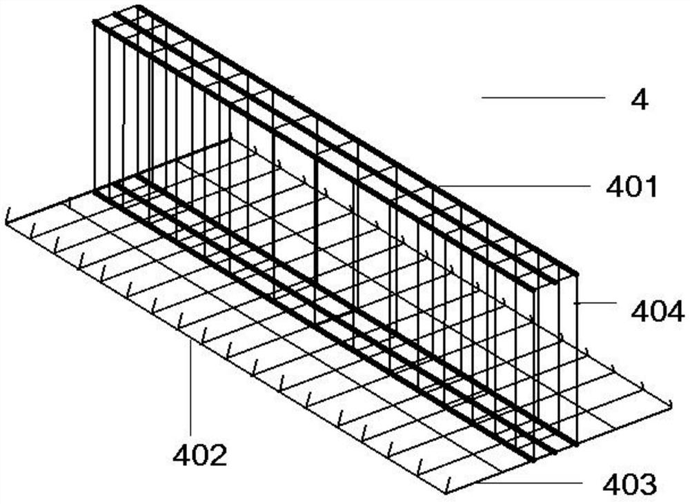 Integral construction method for prefabricated column pier and post-cast strip foundation beam assembly