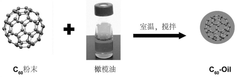 Application of oral fullerene material in preparation of medicine for treating gastric ulcer