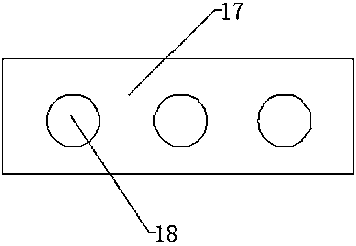 Test tube cleaning device used for chemical experiments