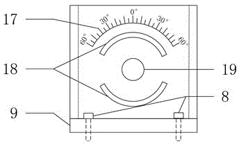 Circular pipe sideward swing impact device and test method thereof