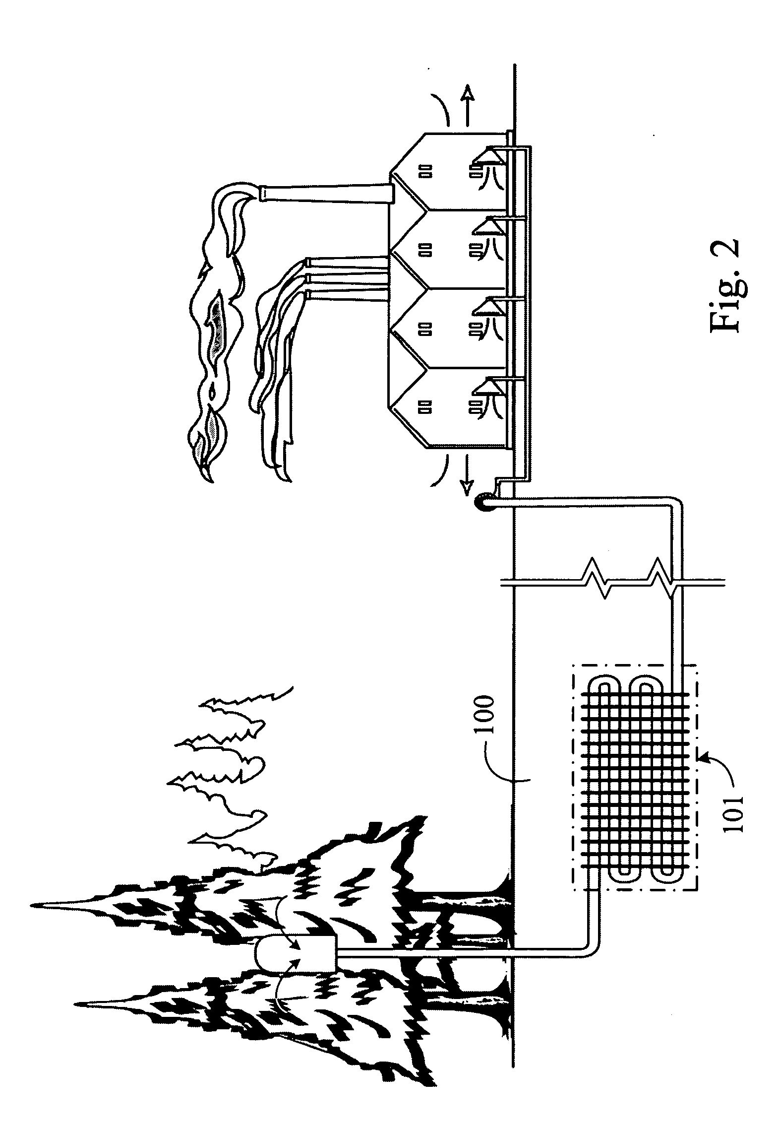 Temperature equalization air supply system of natural thermal energy with intermediate thermal storage