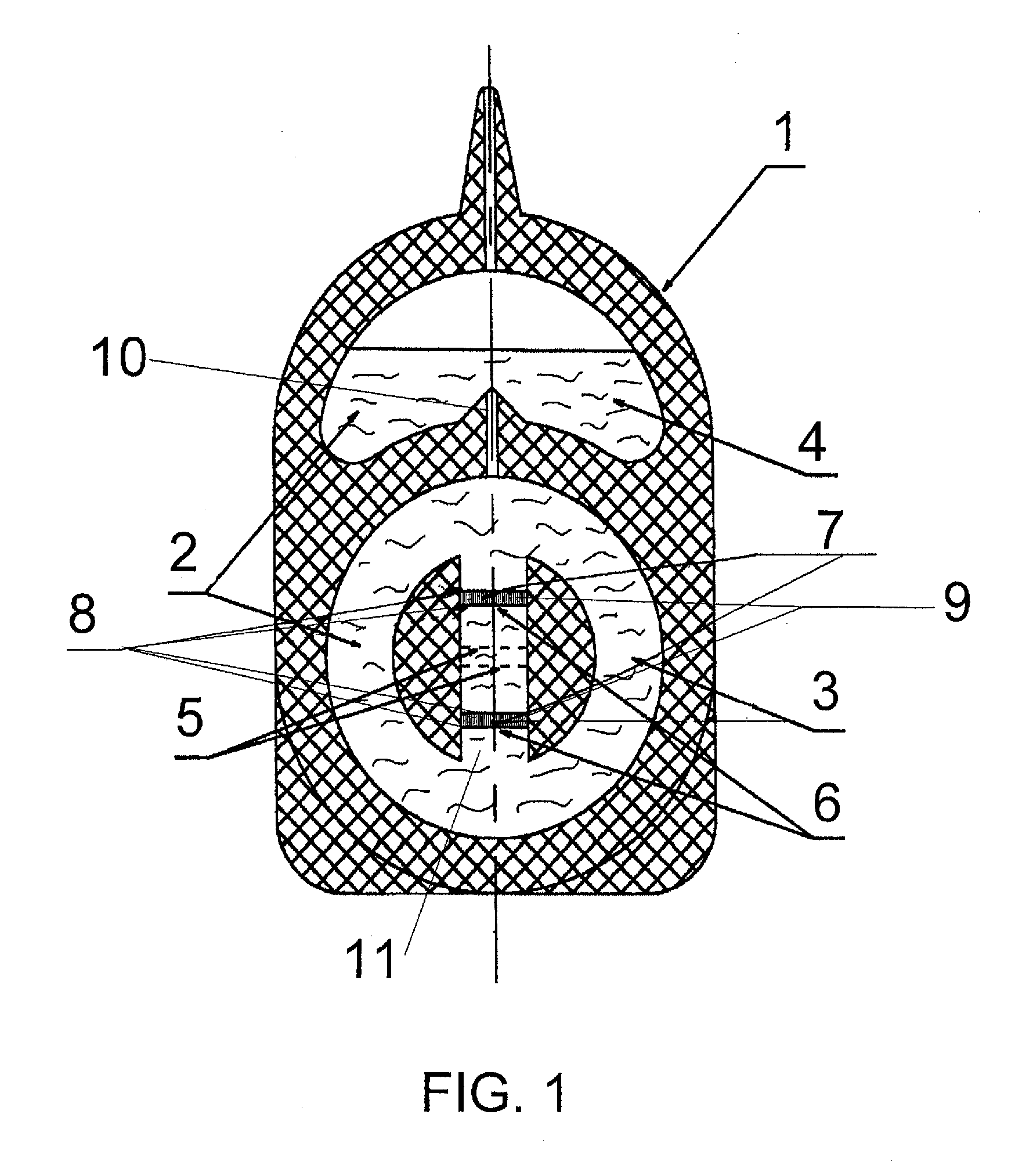 Convective Accelerometer with "Positive' or "Negative" Inertial Mass