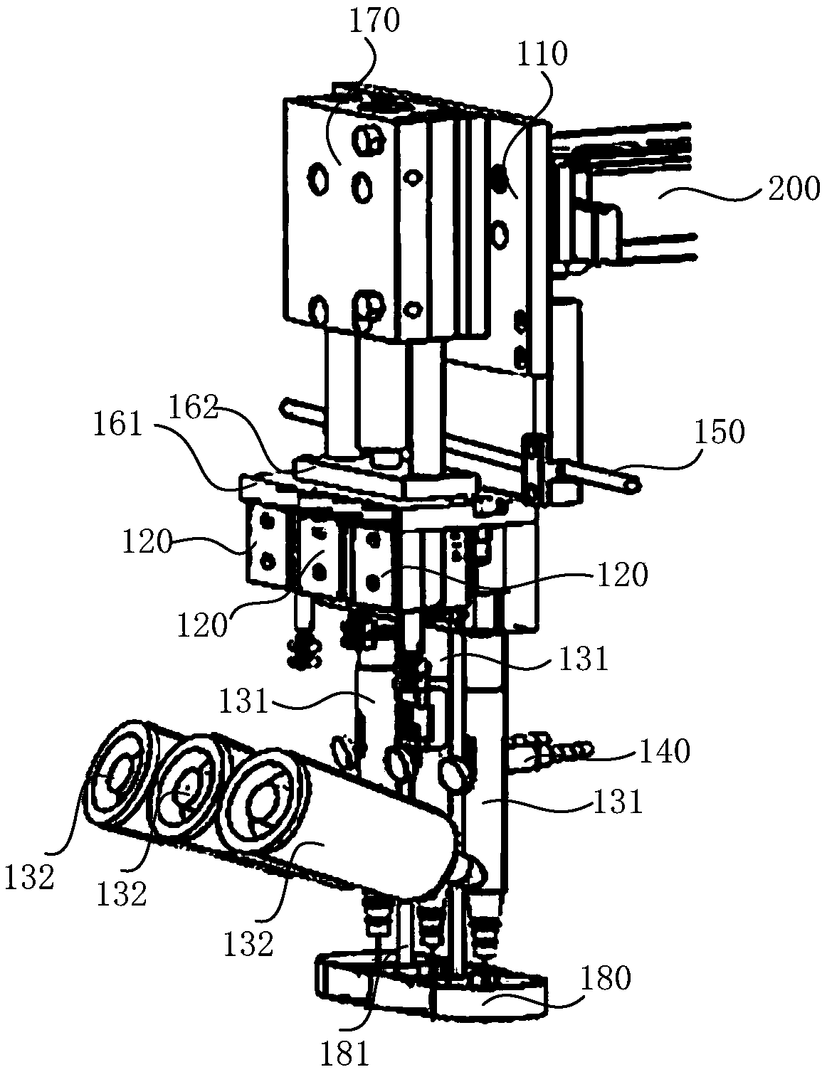 Embroidery machine inkjet device, inkjet control method and system