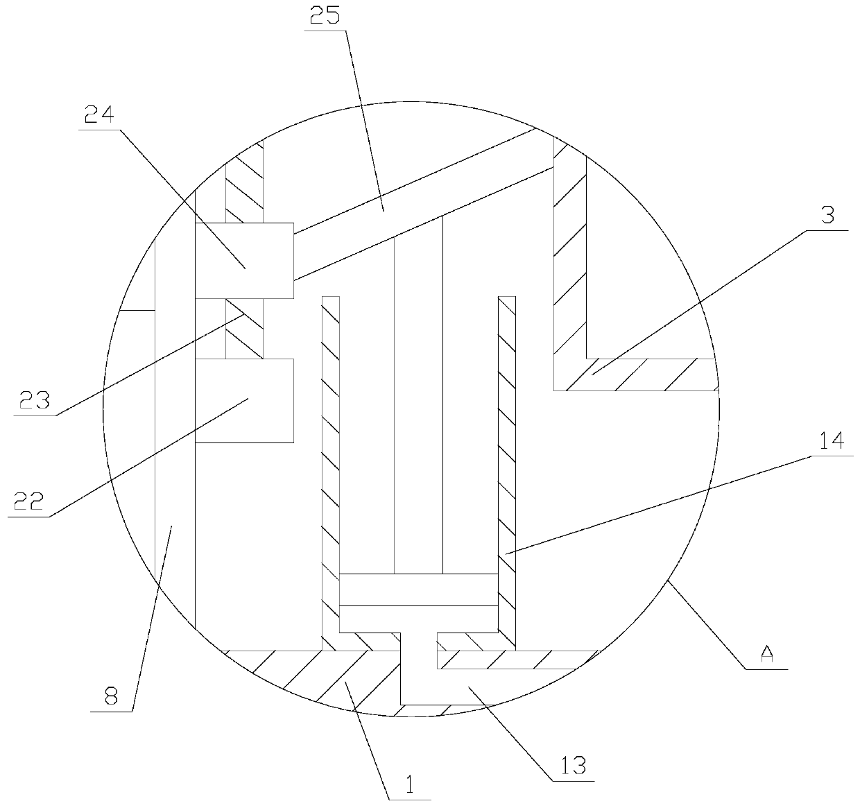 Punching device having protection function