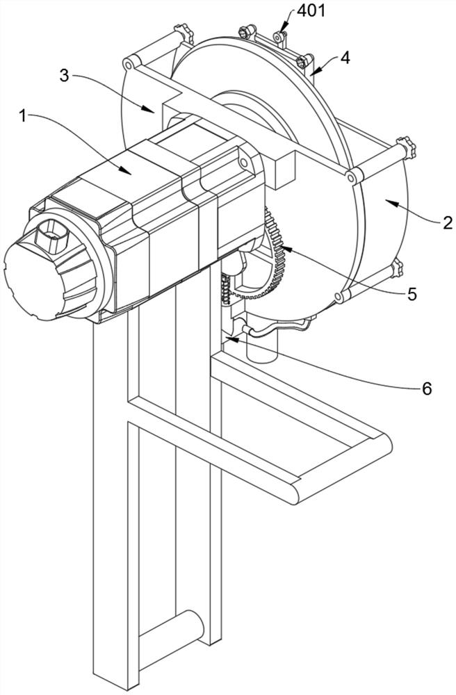 A wall top cutting device for dividing decoration areas based on water mist dust suppression