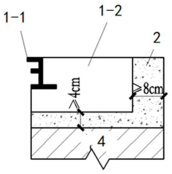 Structural system and process for quick replacement and maintenance of section steel expansion joints