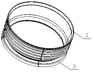 Double-wall corrugated pipeline bell and spigot strengthening method and profiling wrapping structure