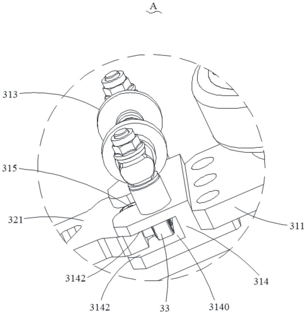 Chassis for automated guided vehicle and automated guided vehicle