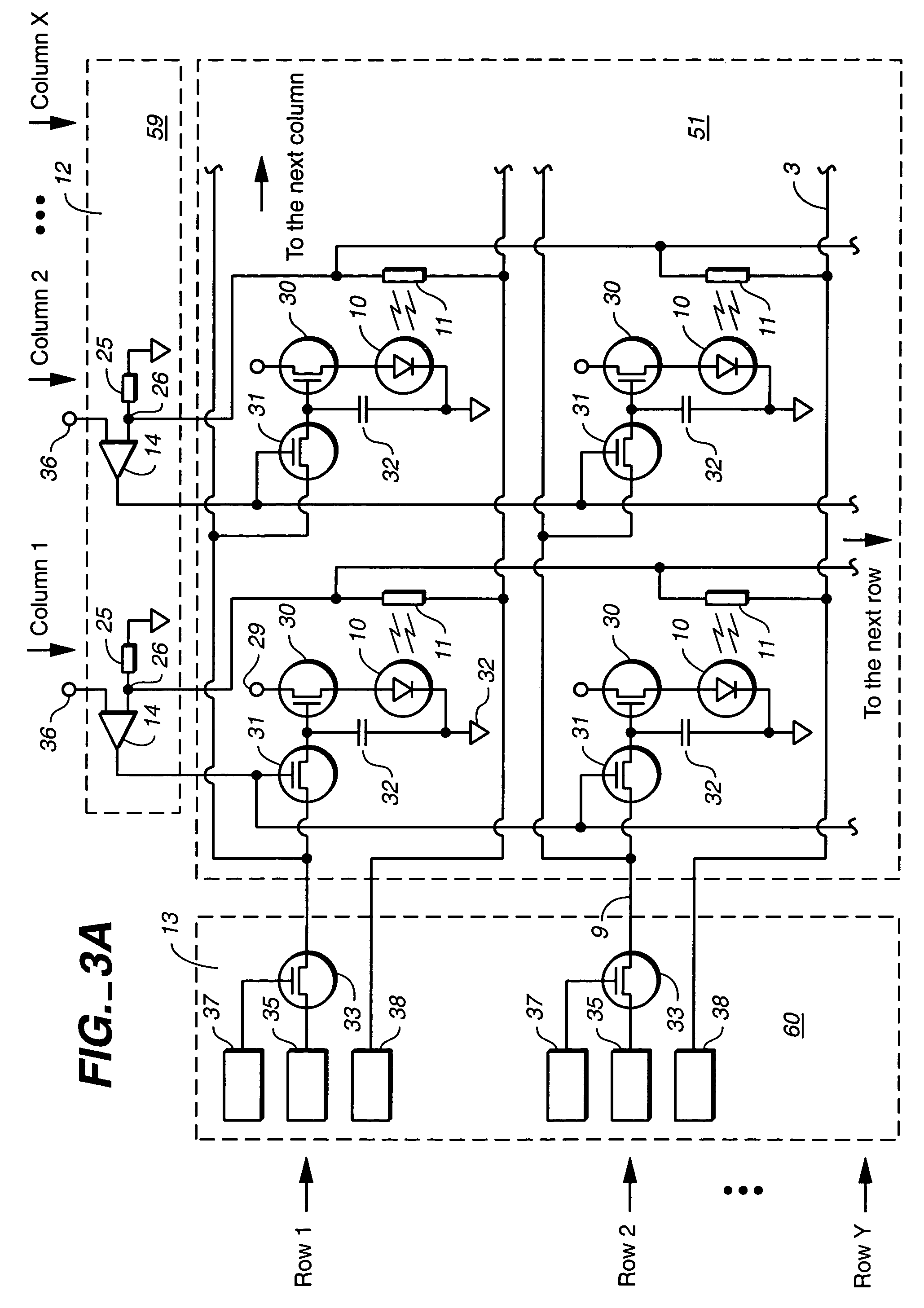 Method and apparatus for controlling an active matrix display
