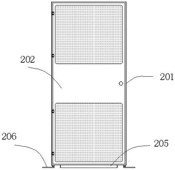 Power distribution cabinet capable of supplying air from bottom and heat dissipation method