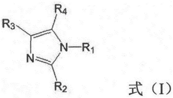 Low-cost mono-component rapidly-solidified liquid epoxy resin composition for fiber composite materials