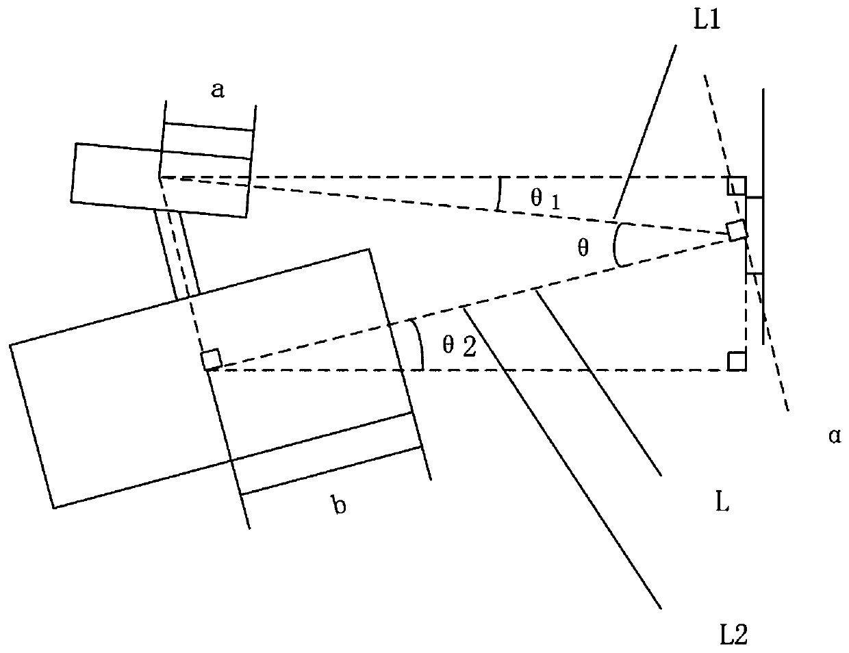 A bridge deflection detection system and detection method