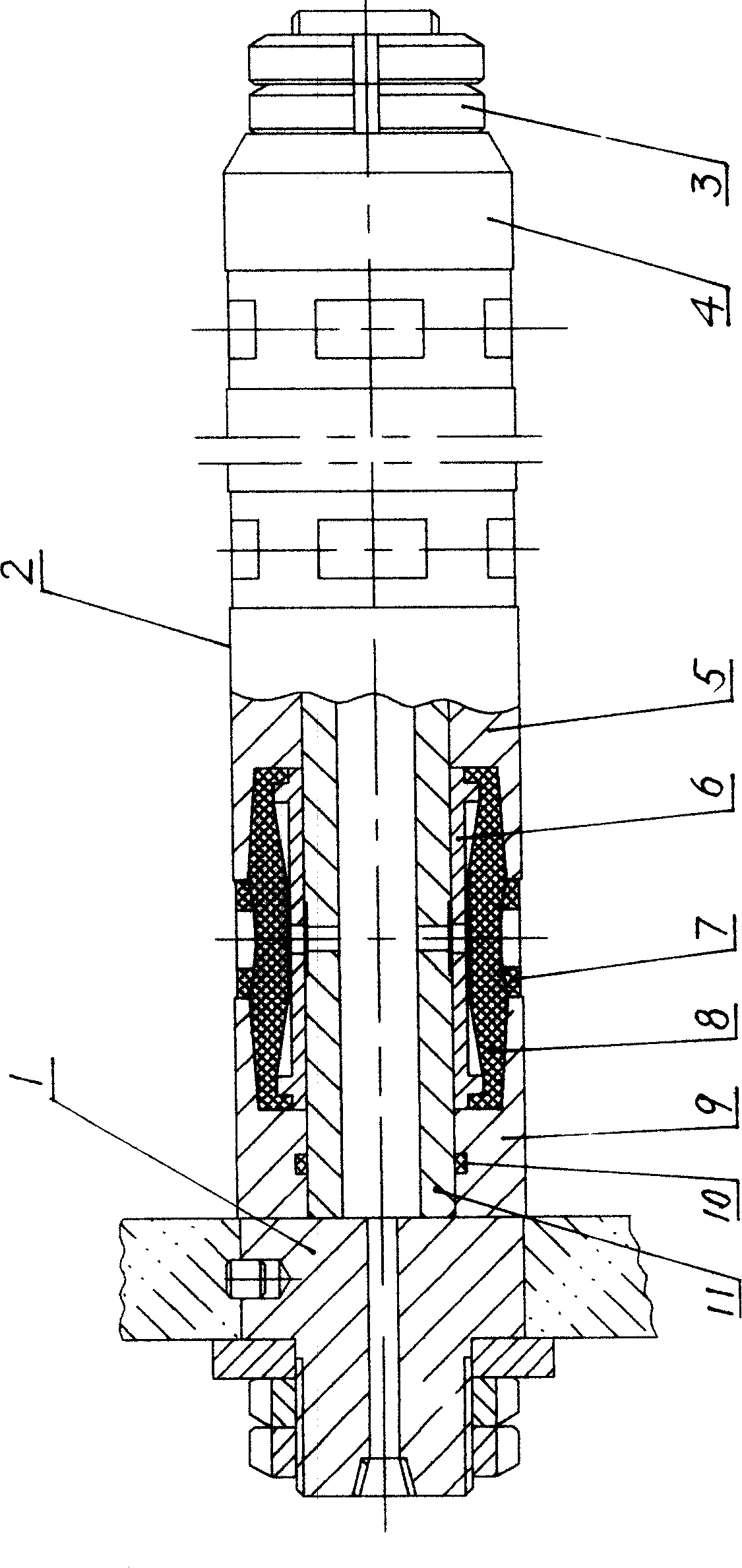 Method and device for checking oil channel sealing of engine cylinder