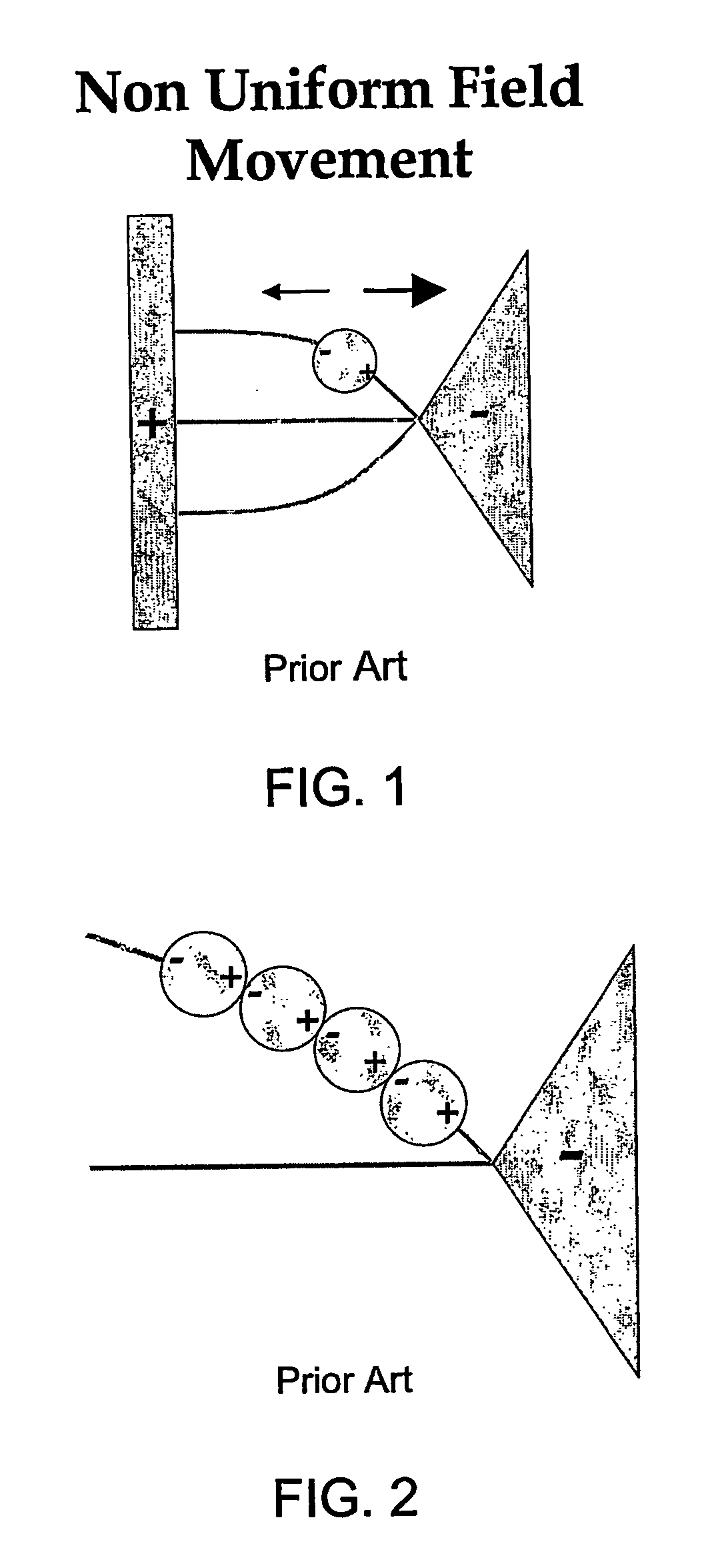 Non uniform electric field chamber for cell fusion