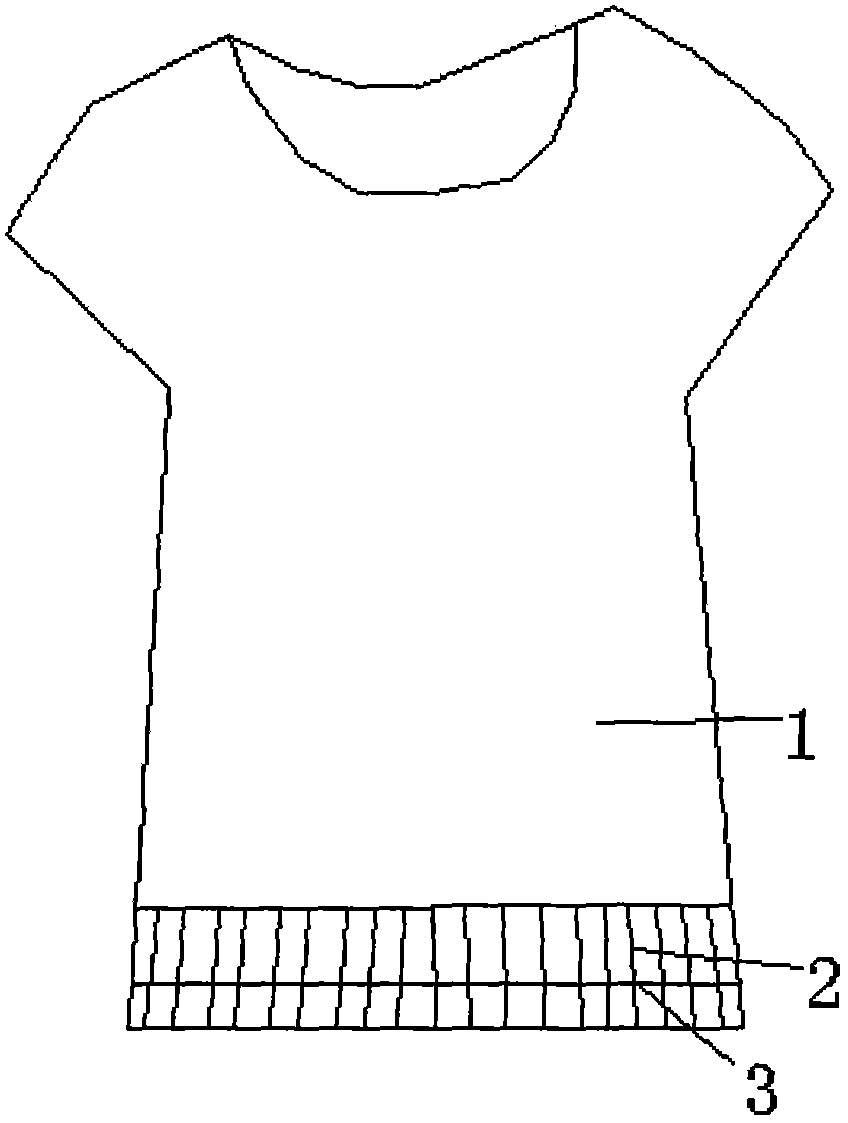 Moisturized and ventilated short sleeve with rubber band and metal wire