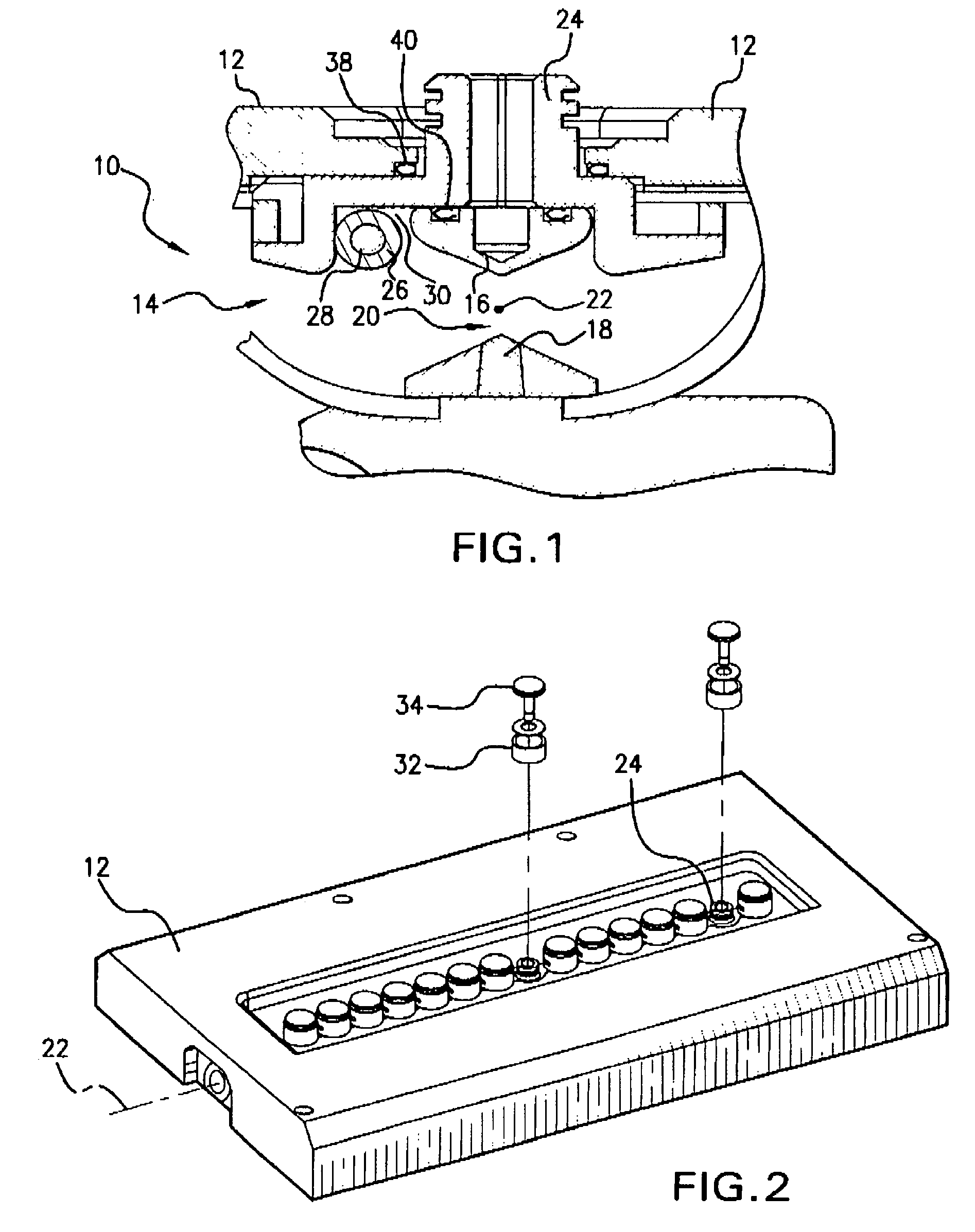 Chamber for a high energy excimer laser source