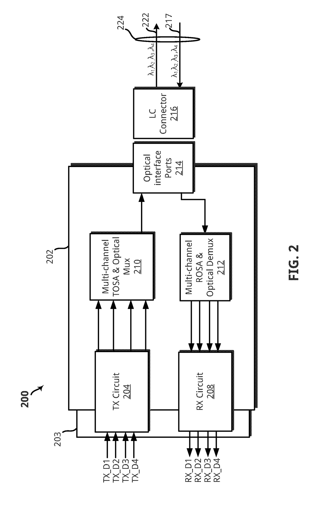 Techniques for reducing electrical interconnection losses between a transmitter optical subassembly (TOSA) and associated driver circuitry and an optical transceiver system using the same