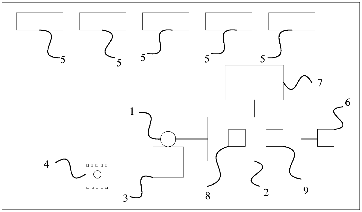 Detection method, device, system and storage medium for lighting of pipe gallery in motor car maintenance warehouse