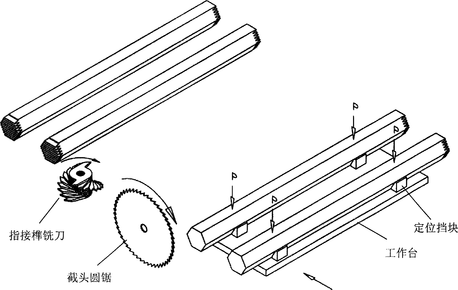 Method for preparing large-size sheet by using small-diameter wood