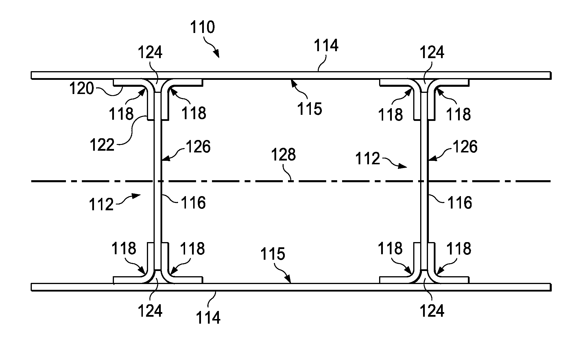 Method and apparatus for fabricating large scale integrated airfoils