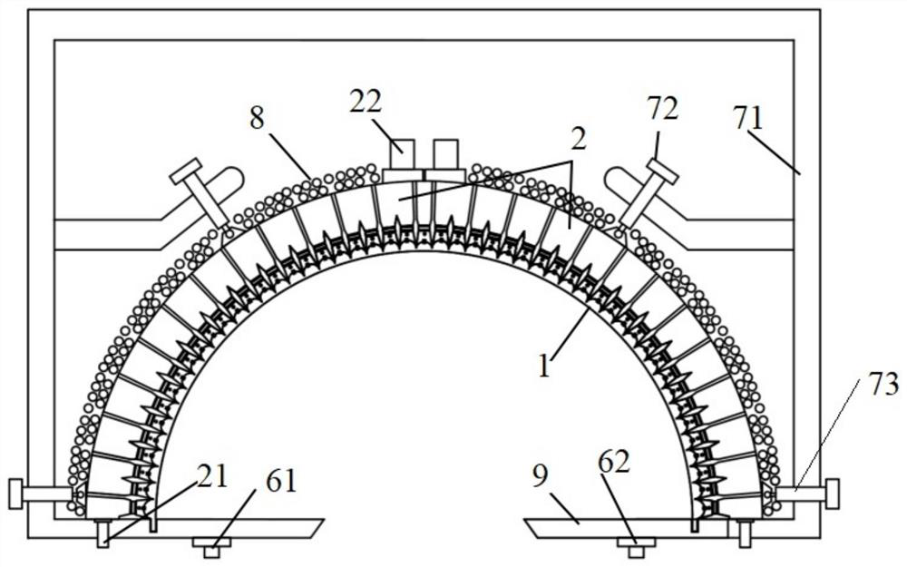 A blackbody radiation device for simulating meteorological environment