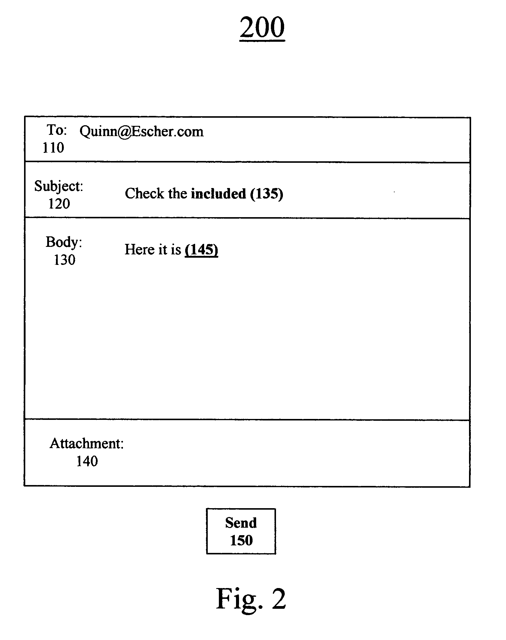 System and method for automatically checking an electronic document for at least one attachment