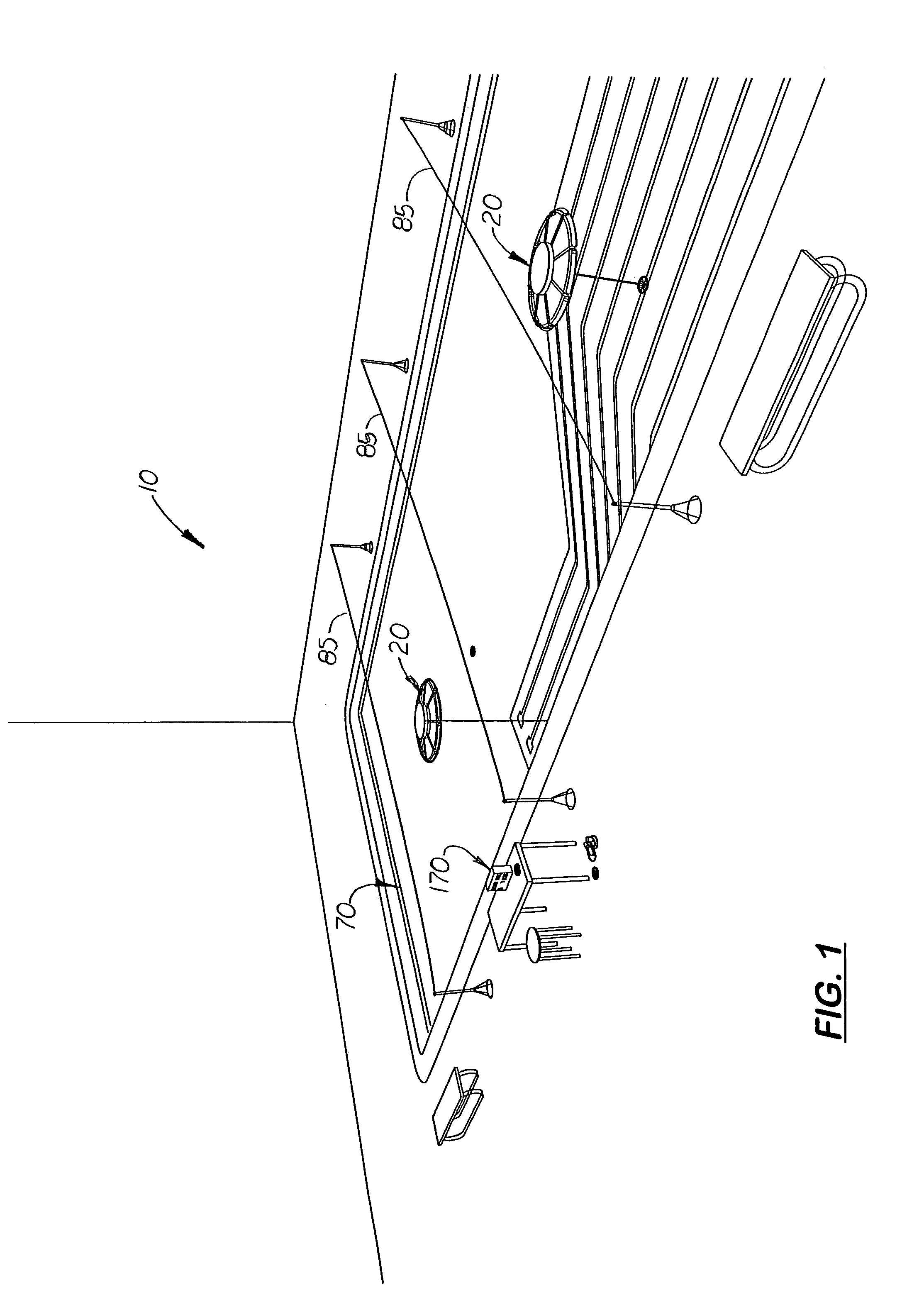 Water disk sports game and target