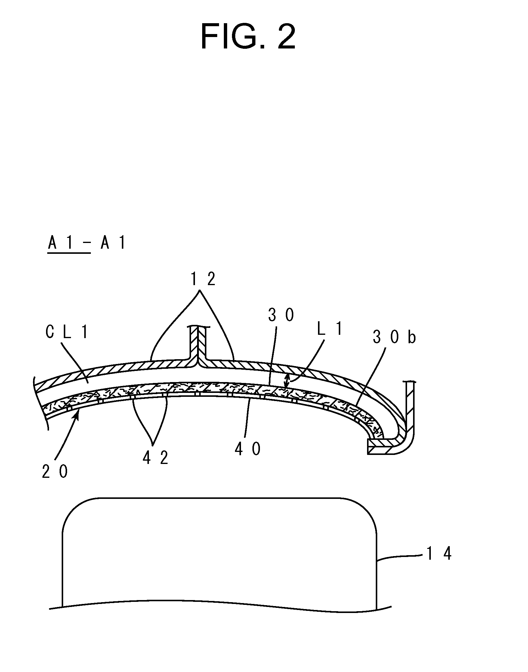 Fender liner and process for producing the same