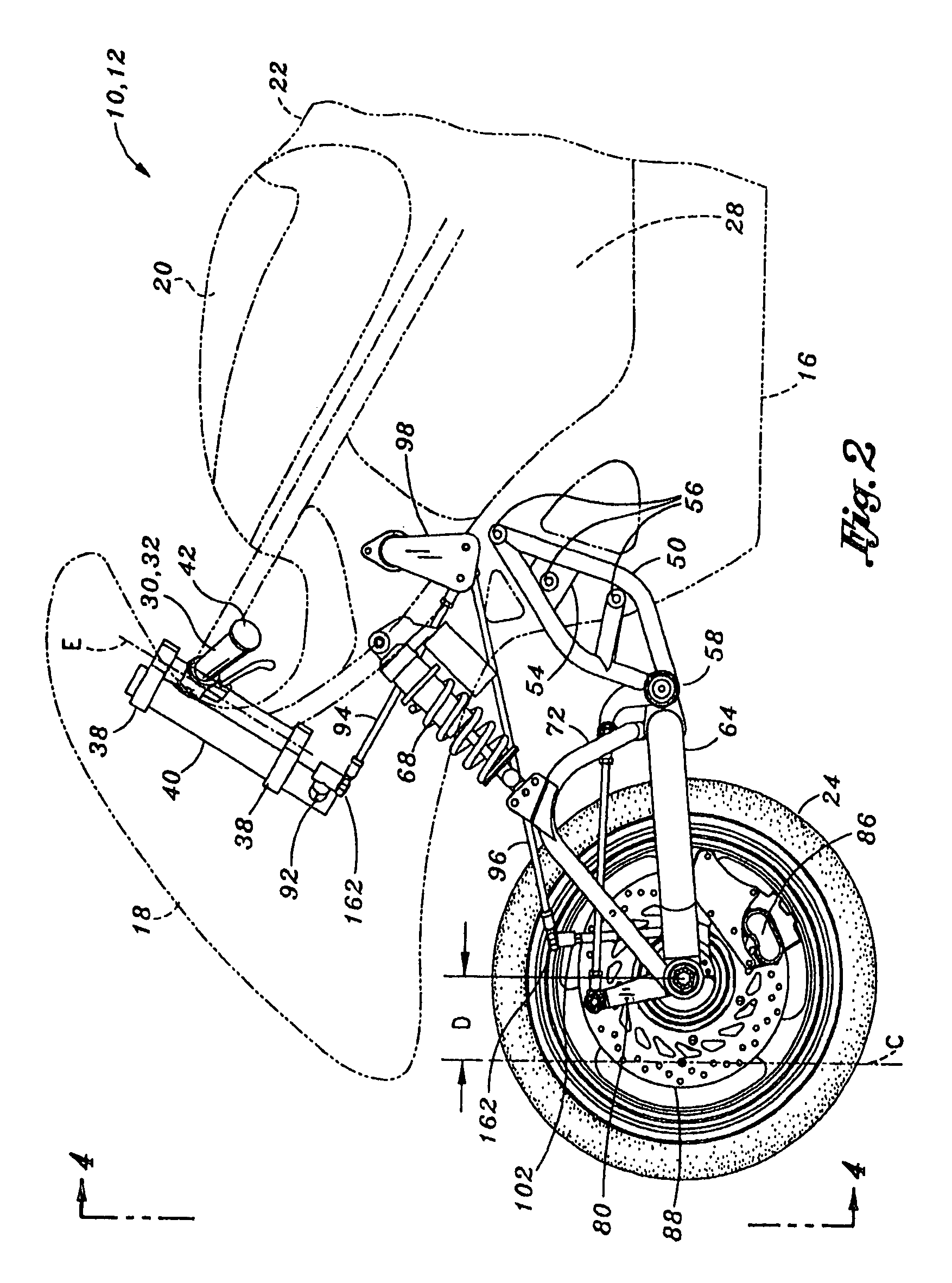 Motorcycle steering