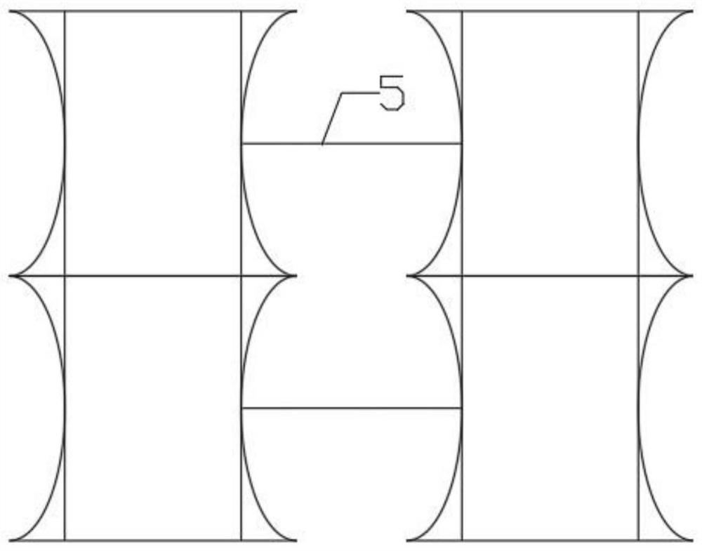 A Negative Poisson's Ratio Cell and Its Honeycomb Structure