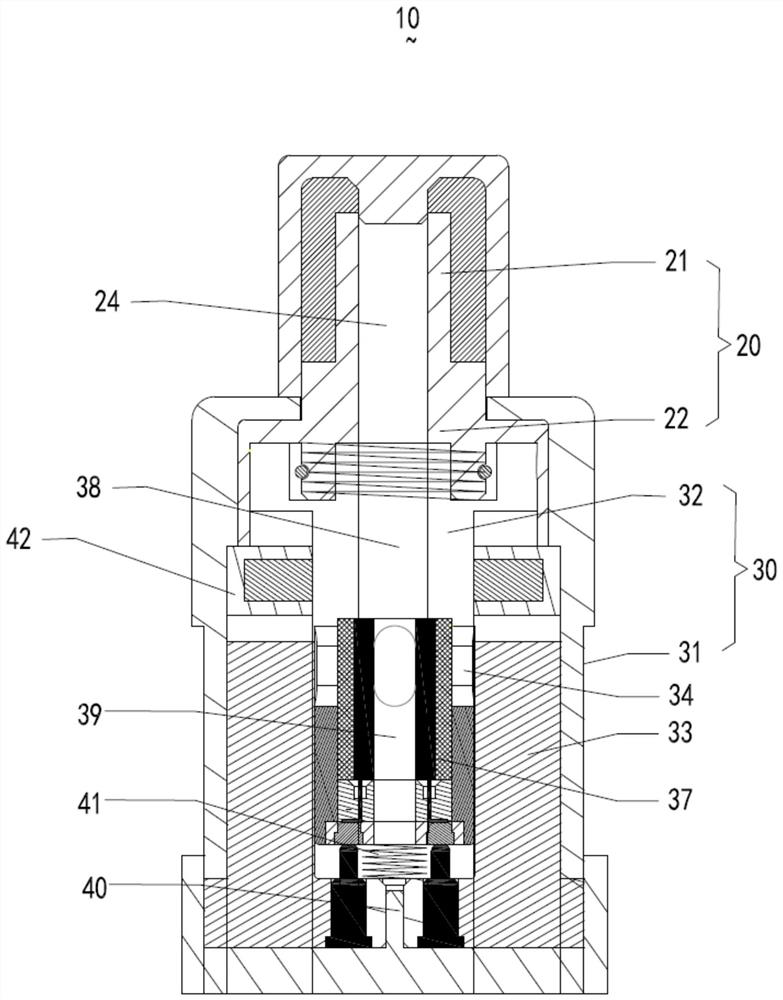 Portable pressing adjustment oil-gas separation atomizer