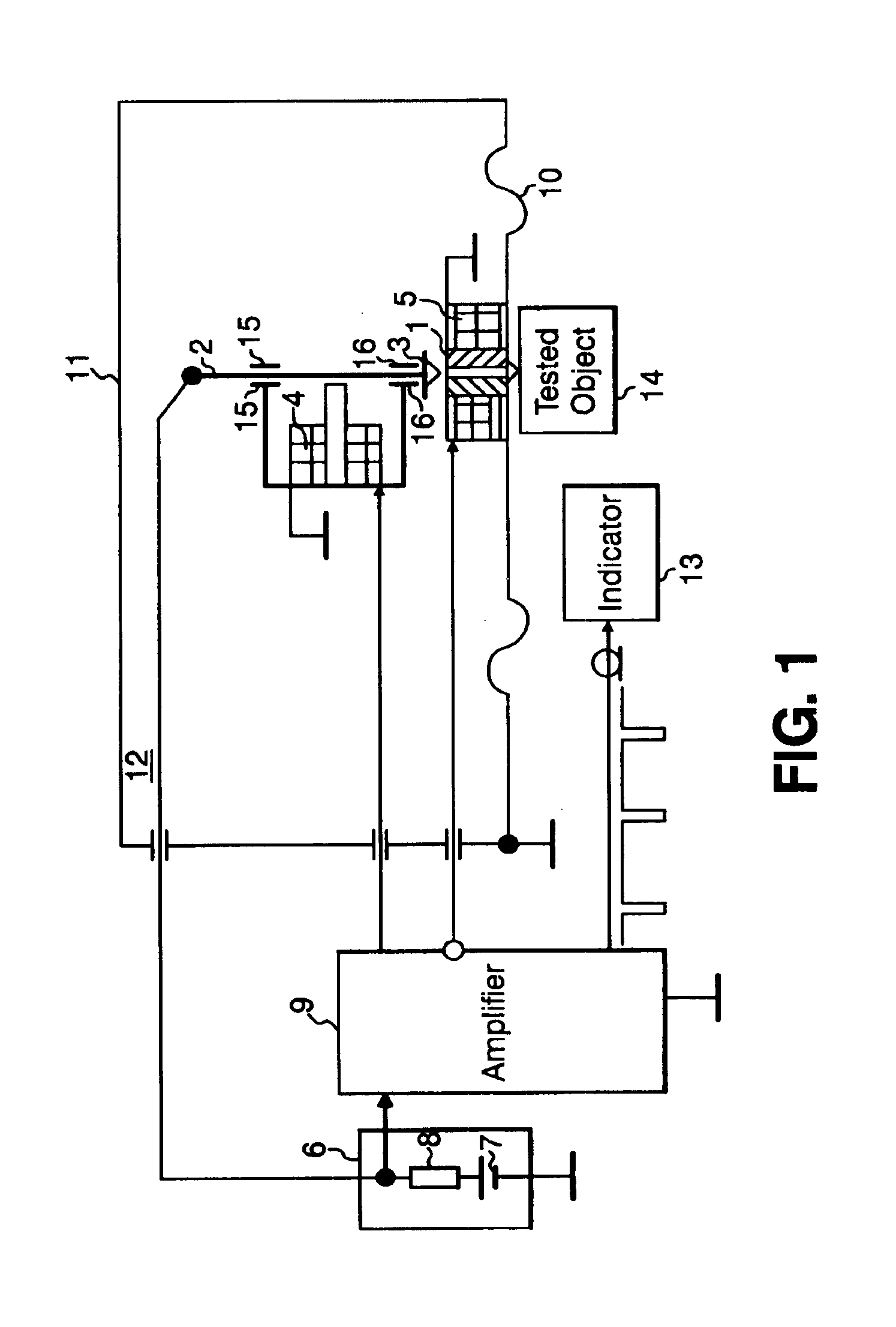 Micromovement measuring device and method of movement process conversion to an electric signal