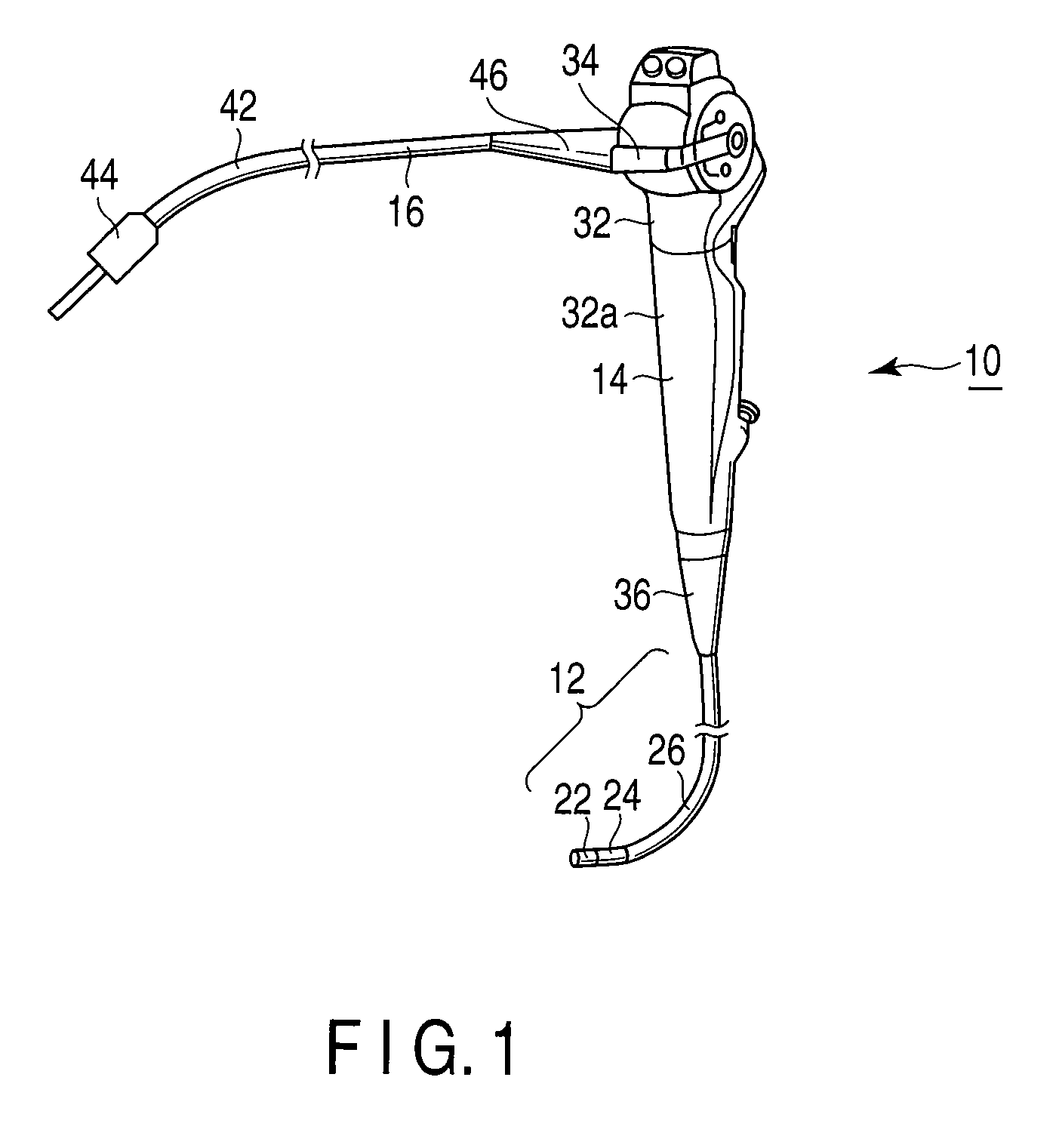 Endoscope and attaching method of connection mouth ring to end of endoscopic flexible tube