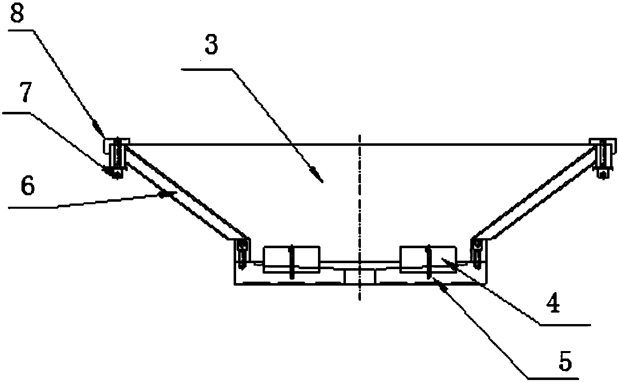 Drying bracket and drying device for impeller casting plaster mold