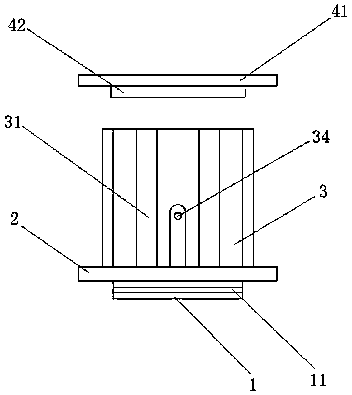 Oil leaking preventive bearing block of automobile transmission mechanism