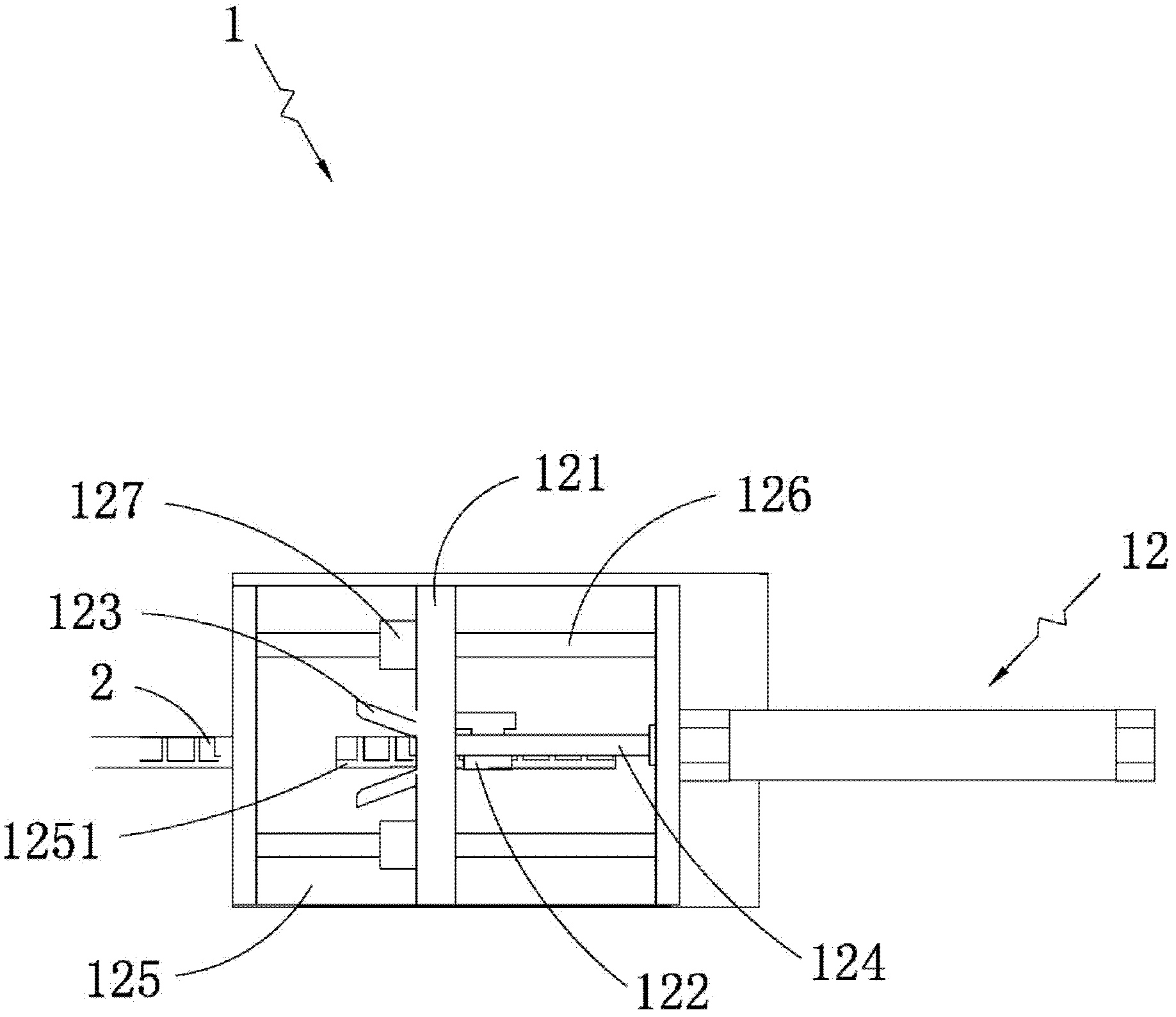 Automatic adhering device of transparent adhesive tape